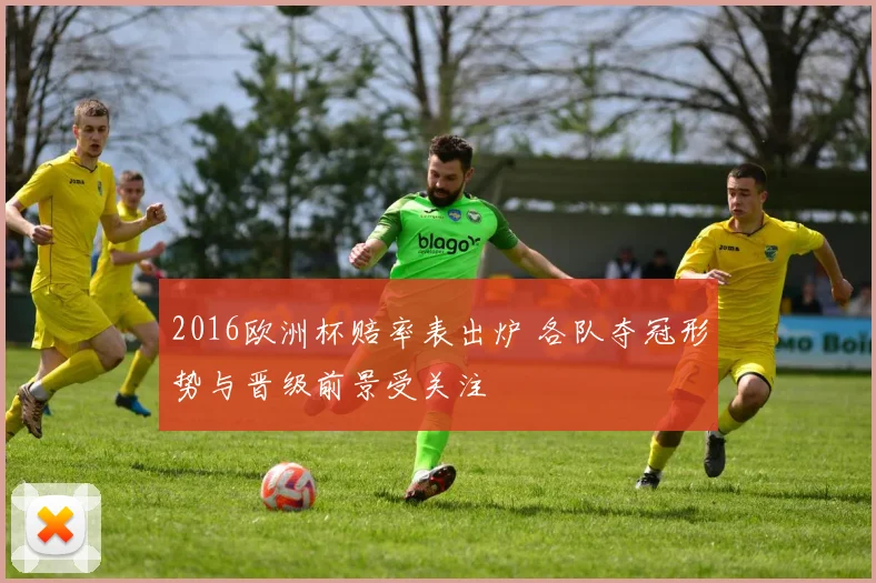 2016欧洲杯赔率表出炉 各队夺冠形势与晋级前景受关注